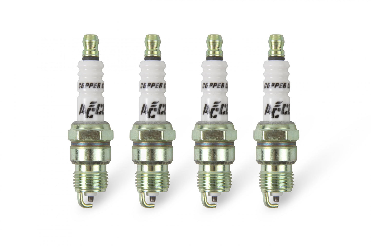 HP Copper Spark Plug Shorty 14MM Thread .460 In Reach Tapered Seat Non-Resistor 4 Pack ACCEL