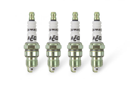 HP Copper Spark Plug Shorty 14MM Thread .460 In Reach Tapered Seat Non-Resistor 4 Pack ACCEL