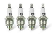 HP Copper Spark Plug Shorty 14MM Thread .375 In Reach Gasket (Flat) Seat 4 Pack ACCEL