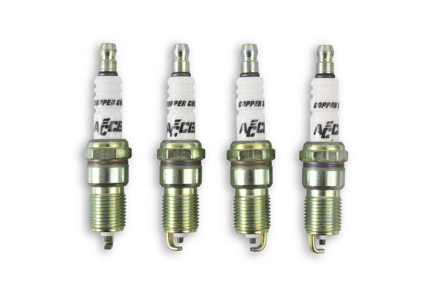 Hp Copper Spark Plug 14MM Thread .708 In Reach Tapered Seat 4 Pack ACCEL