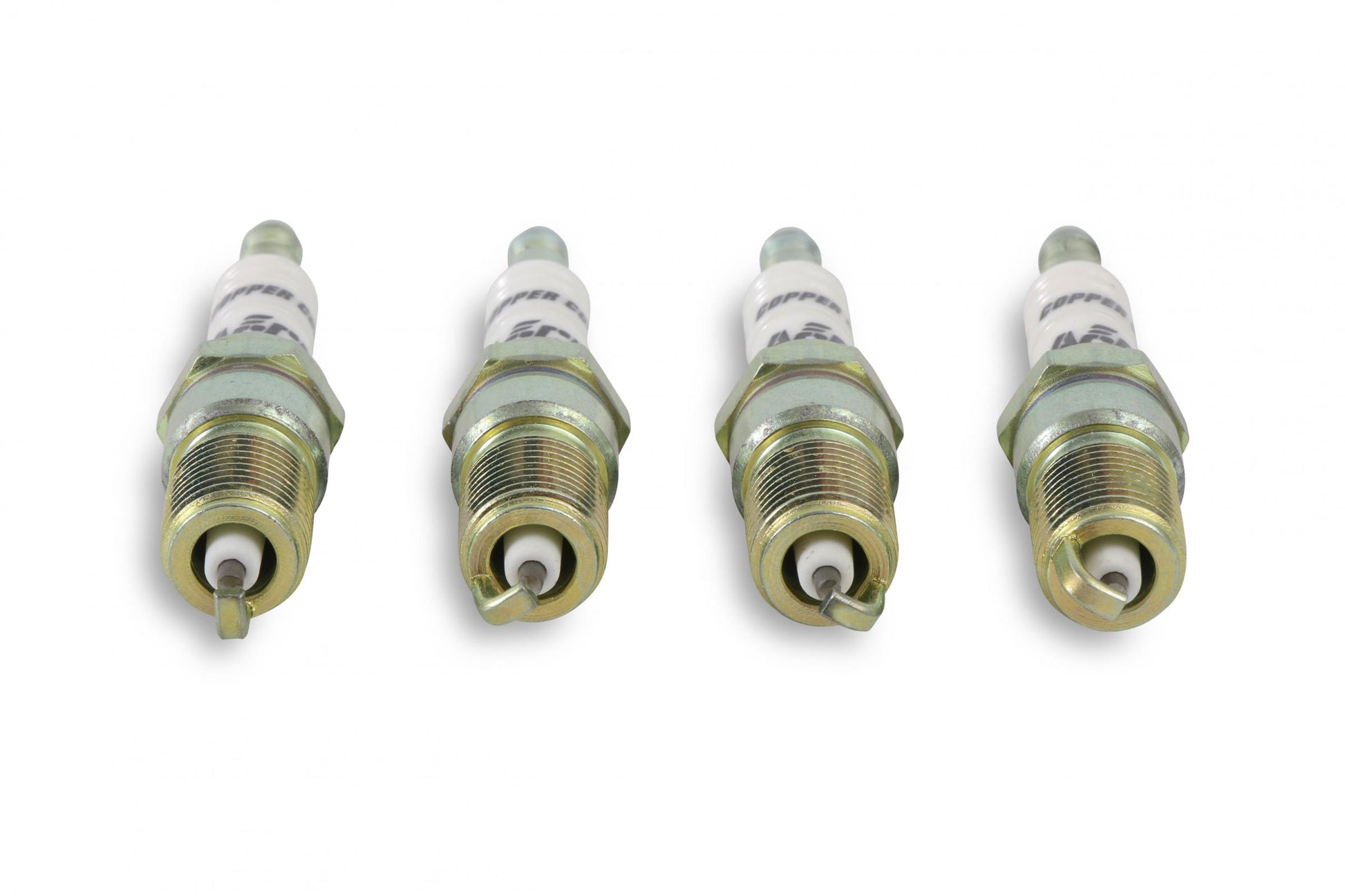 Hp Copper Spark Plug 14MM Thread .708 In Reach Tapered Seat 4 Pack ACCEL