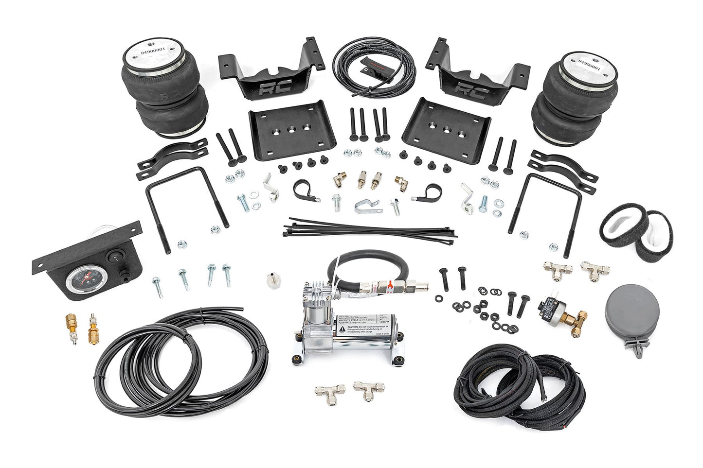 Air Spring Kit w/compressor Silverado/Sierra 1500 (07-18 & Classic) Rough Country