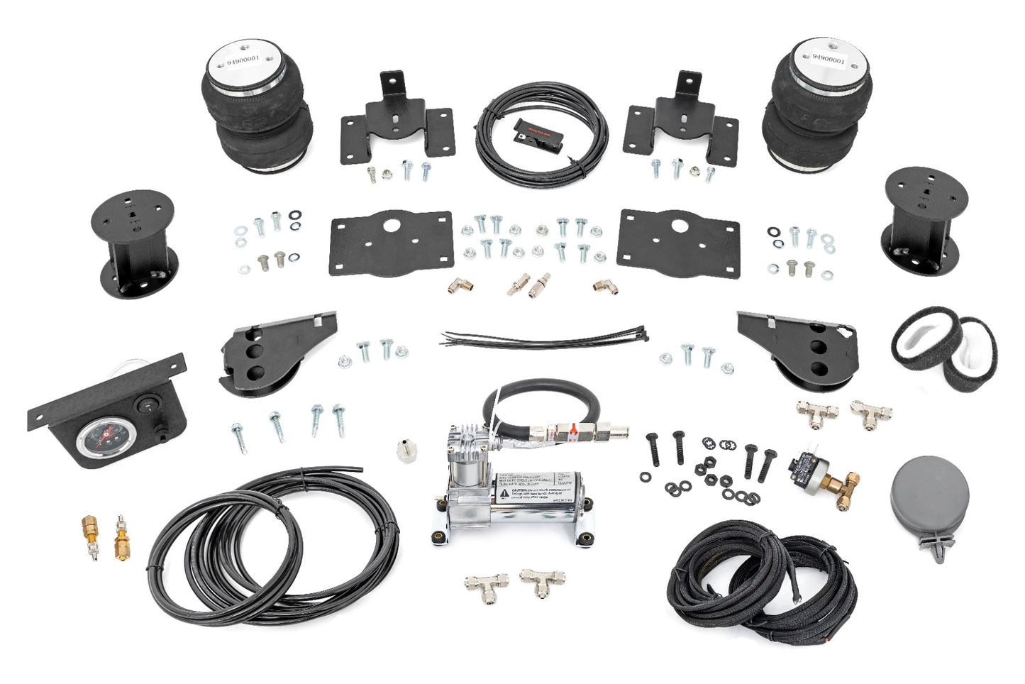 Air Spring Kit w/compressor 6 Inch Lift Kit Ram 1500 2WD/4WD (2009-2018 & Classic) Rough Country