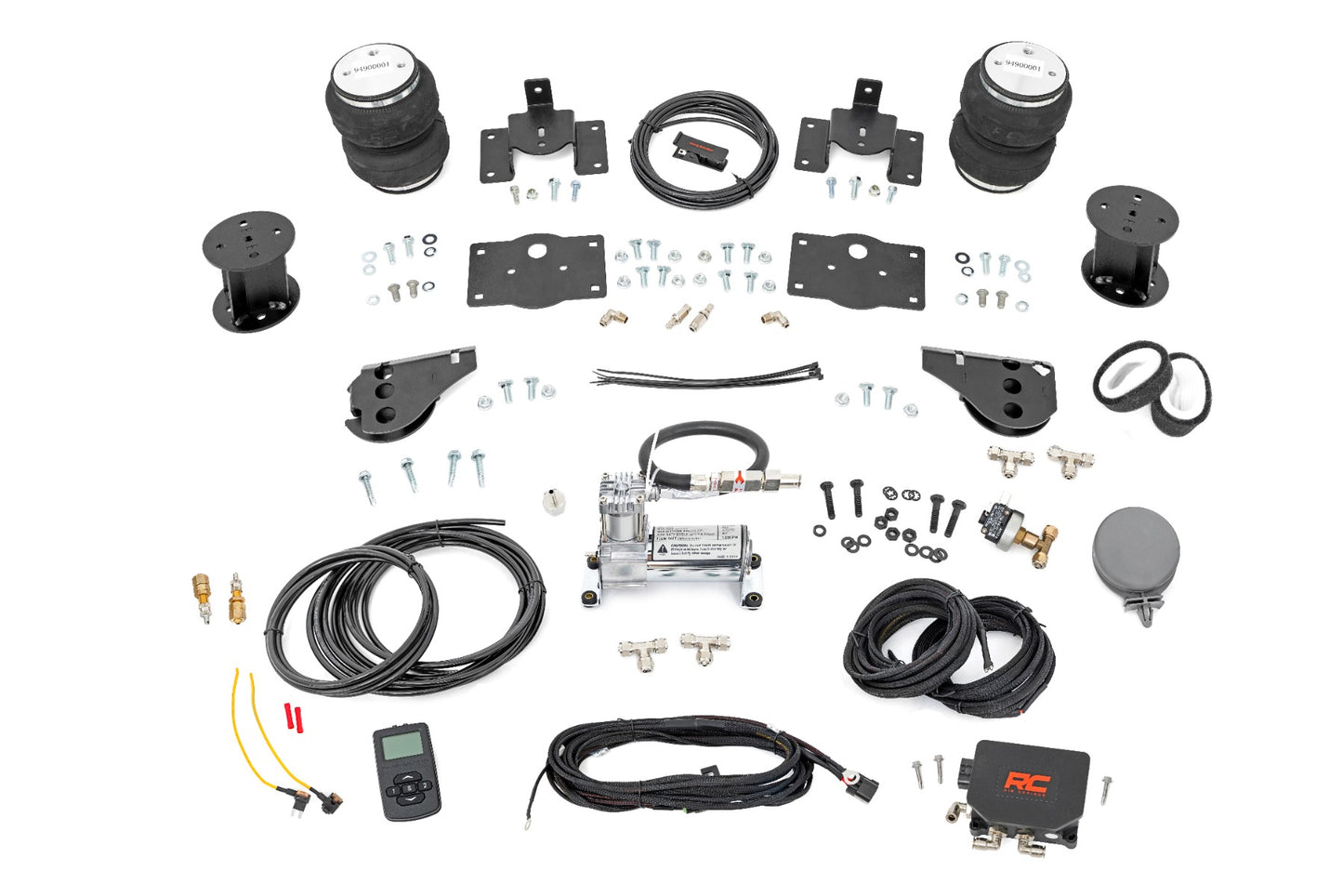 Air Spring Kit w/compressor Wireless Controller 6 Inch Lift Kit Ram 1500 (10-18 & Classic) Rough Country