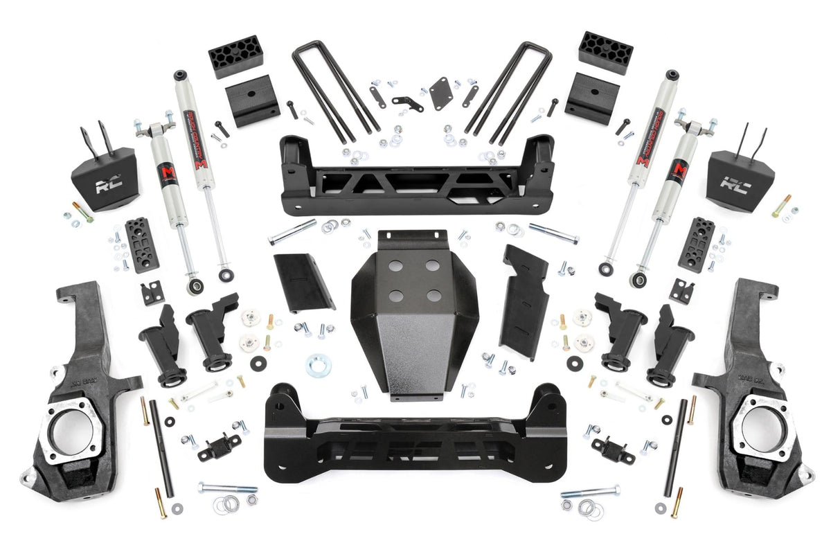 5 Inch Lift Kit Torsion Drop M1 Silverado/Sierra 2500HD/3500HD (11-19) Rough Country