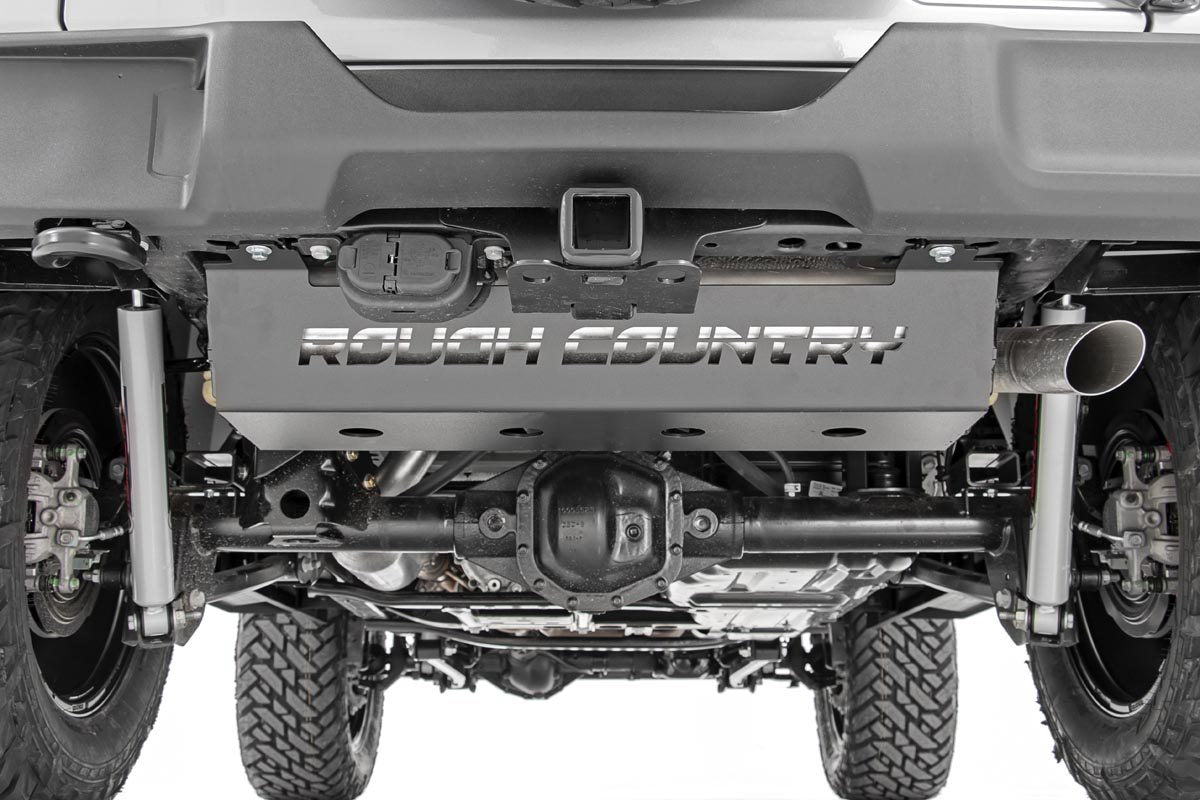 Jeep Muffler Skid Plate 18-20 Wrangler JL Rough Country