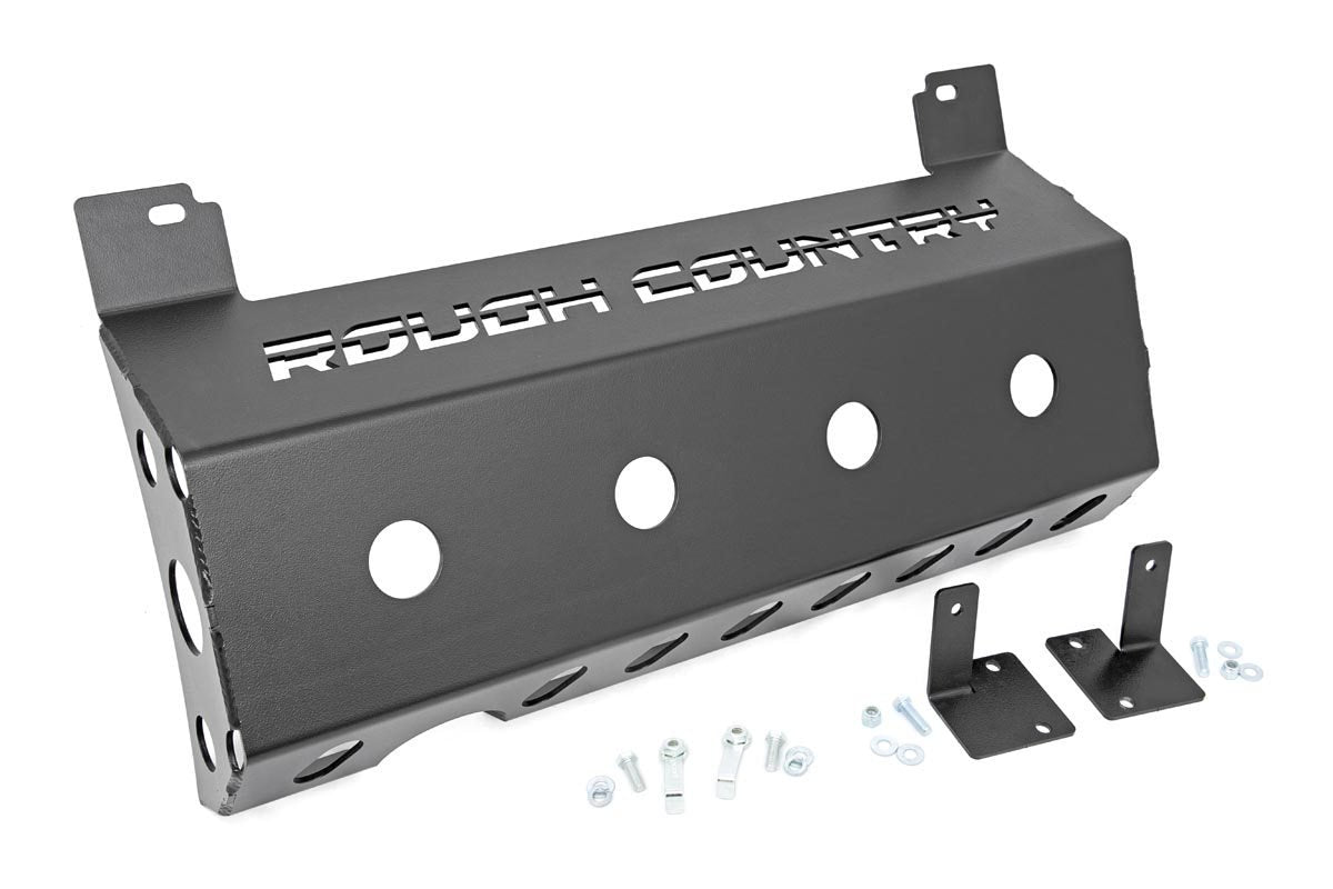 Jeep Muffler Skid Plate 18-20 Wrangler JL Rough Country