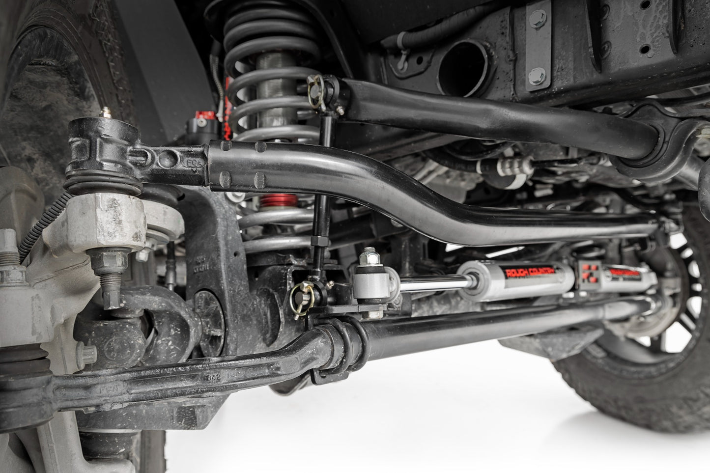 High Steer Kit Track Bar Bracket Combo 18-22 Jeep Wrangler JL Rough Country