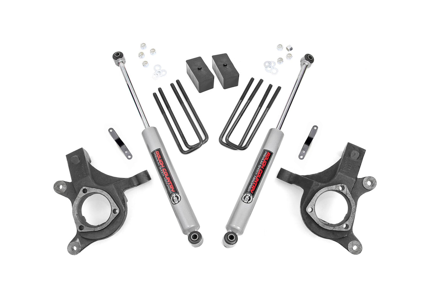 3 Inch Lift Kit Lift Knuckle Silverado/Sierra 1500 2WD (07-13) Rough Country