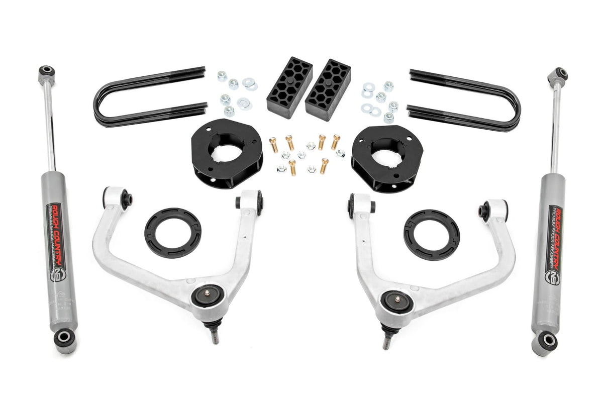 3.5 Inch Lift Kit Chevy Silverado 1500 2WD/4WD (2025-2026) Rough Country
