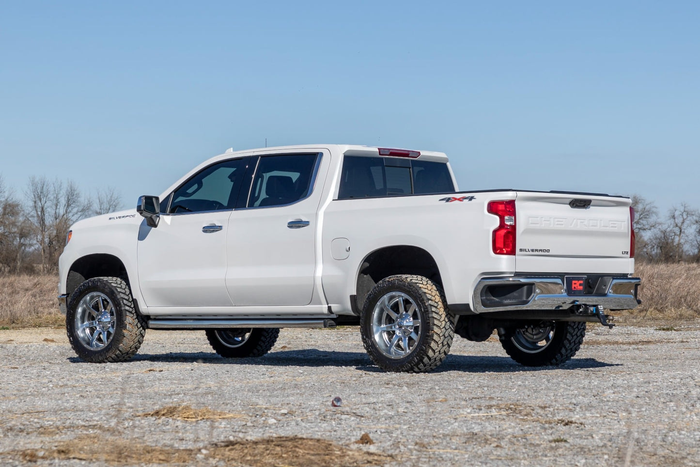 3.5 Inch Lift Kit N3 Struts Red Chevy Silverado 1500 2WD/4WD (2025-2026) Rough Country