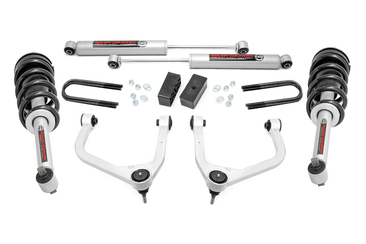 3.5 Inch Lift Kit N3 Struts GMC Sierra 1500 2WD/4WD (2025-2026) Rough Country