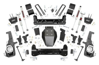 5 Inch Lift Kit Torsion Drop M1 w/ Overloads Silverado/Sierra 2500HD/3500HD (20-26) Rough Country