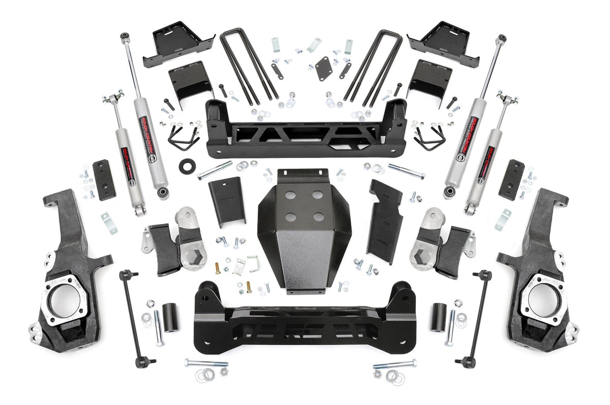 7 Inch Lift Kit NTD w/ Overloads Silverado/Sierra 2500HD/3500HD (20-26) Rough Country