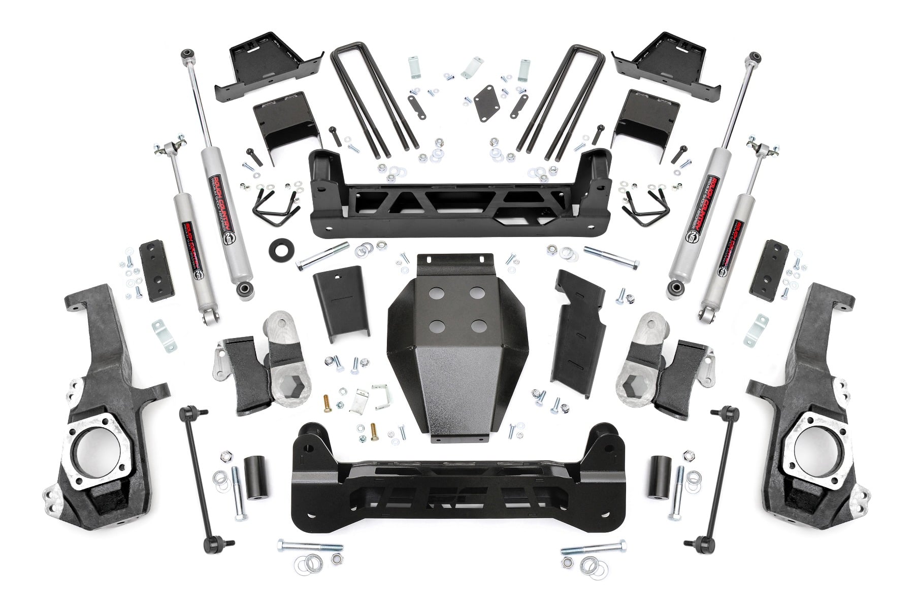 7 Inch Lift Kit NTD w/ Overloads Silverado/Sierra 2500HD/3500HD (20-26) Rough Country