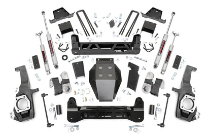 7 Inch Lift Kit NTD w/ Overloads Silverado/Sierra 2500HD/3500HD (20-26) Rough Country