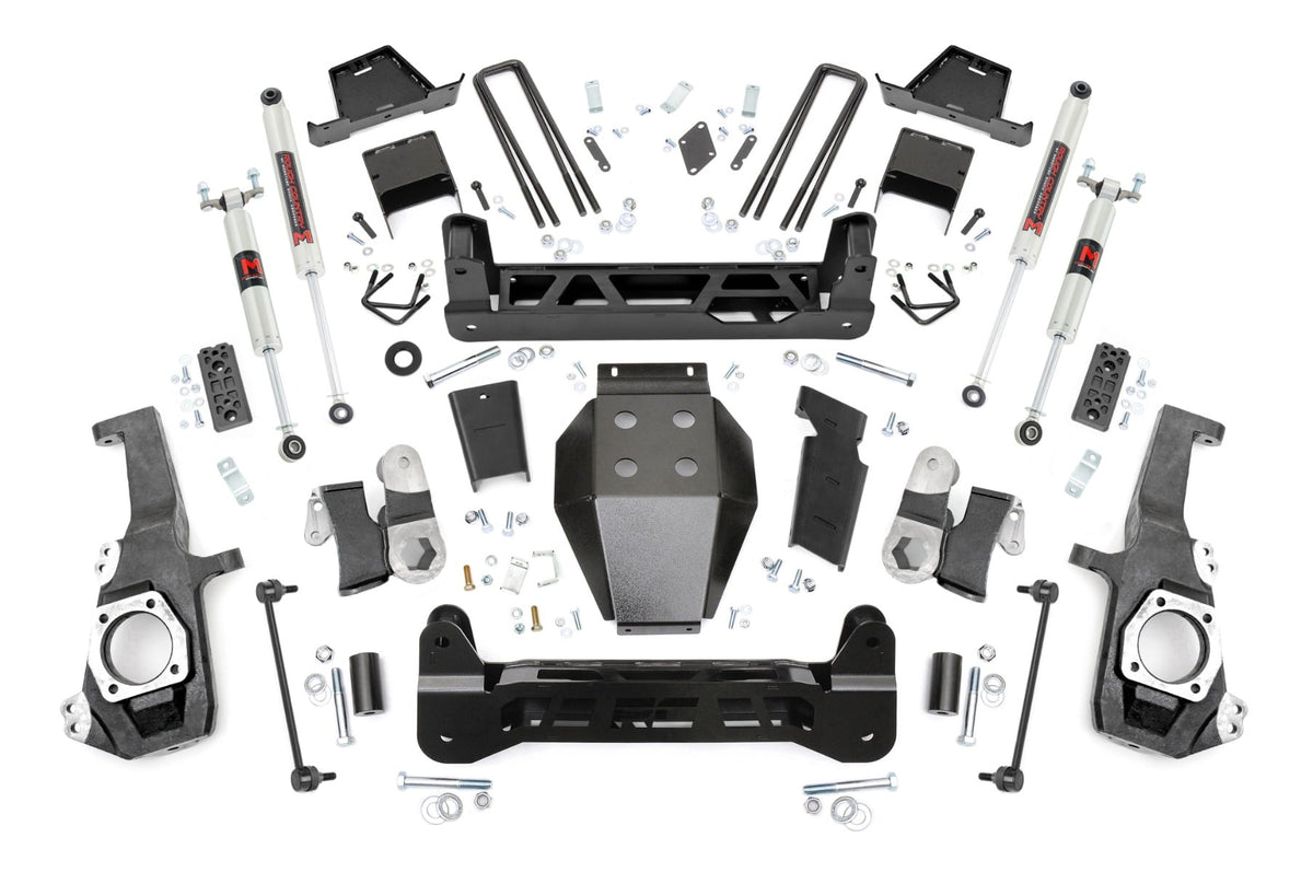 7 Inch Lift Kit NTD M1 w/ Overloads Silverado/Sierra 2500HD/3500HD (20-26) Rough Country