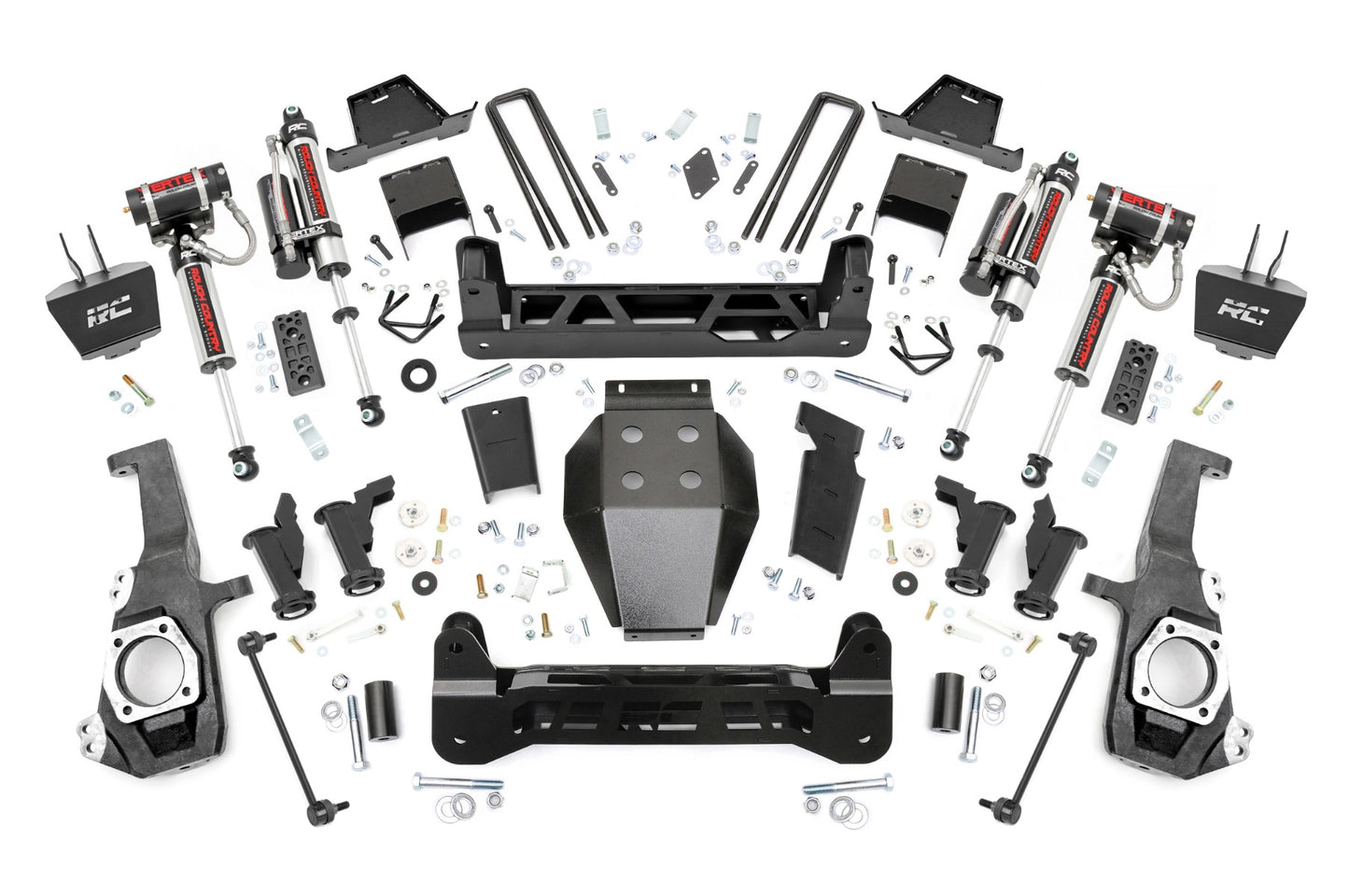 7 Inch Lift Kit Torsion Drop Vertex w/ Overloads Silverado/Sierra 2500HD/3500HD (20-26) Rough Country