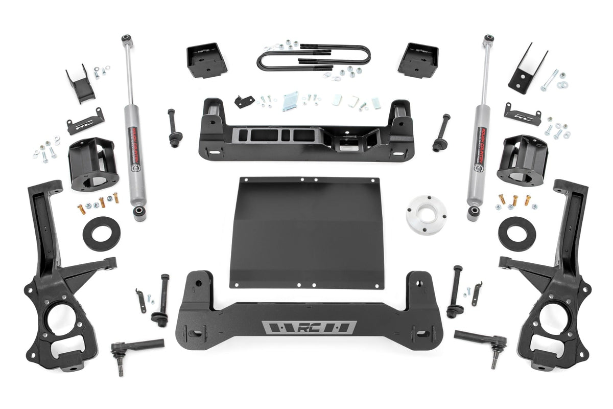 6 Inch Lift Kit Mono Leaf Rear Diesel GMC Sierra 1500 2WD (2025-2026) Rough Country