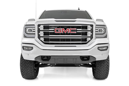 7 Inch Stamped Steel LCA Lift Kit Forged UCA Bracket M1 Struts/M1 Silverado/Sierra 1500 (16-18) Rough Country