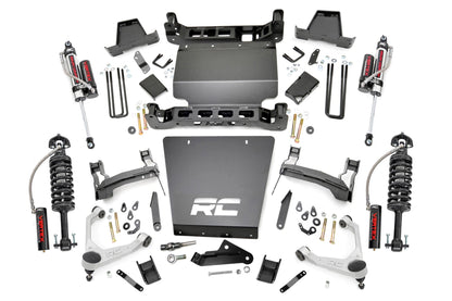 7 Inch Stamped Steel LCA Lift Kit Forged UCA Bracket Vertex Silverado/Sierra 1500 (16-18) Rough Country