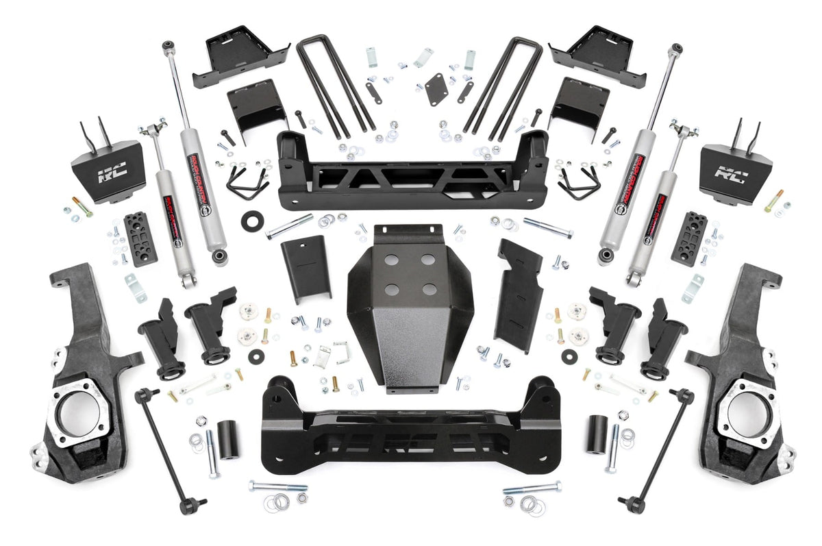 7 Inch Lift Kit Torsion Drop Silverado/Sierra 2500HD/3500HD (20-26) Rough Country