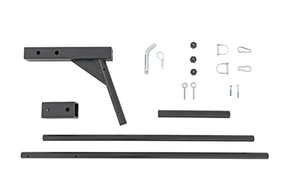 Flag Pole Holder Single 2 & 2.5 Inch Inch Hitch w/ Flag Pole Rough Country