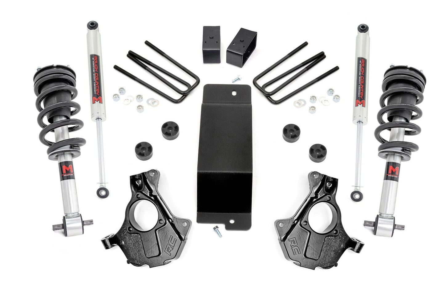 3.5 Inch Lift Kit Cast Steel LCA M1 Strut Silverado/Sierra 1500 (07-13) Rough Country