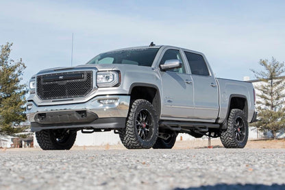 3.5 Inch GM Suspension Lift Knuckle Kit w/ Vertex and V2 Shocks (14-18 1500 PU 4WD Aluminum and Stamped Steel) Rough Country