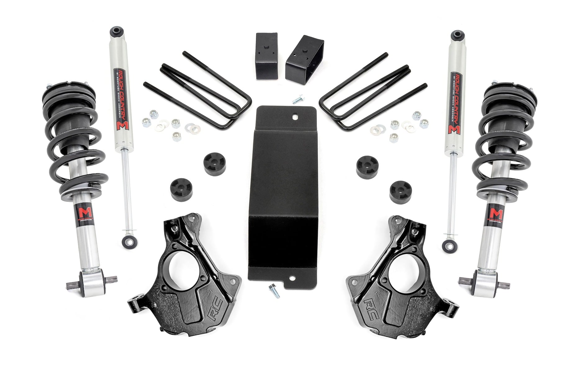 3.5 Inch Lift Kit Cast Steel LCA FR M1 Silverado/Sierra 1500 (14-18 & Classic) Rough Country