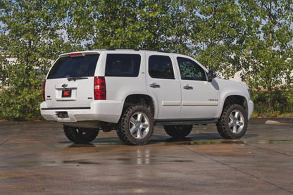 3.5 Inch Lift Kit Forged UCAs Red Chevy/GMC SUV 1500 2WD/4WD (2007-2020) Rough Country