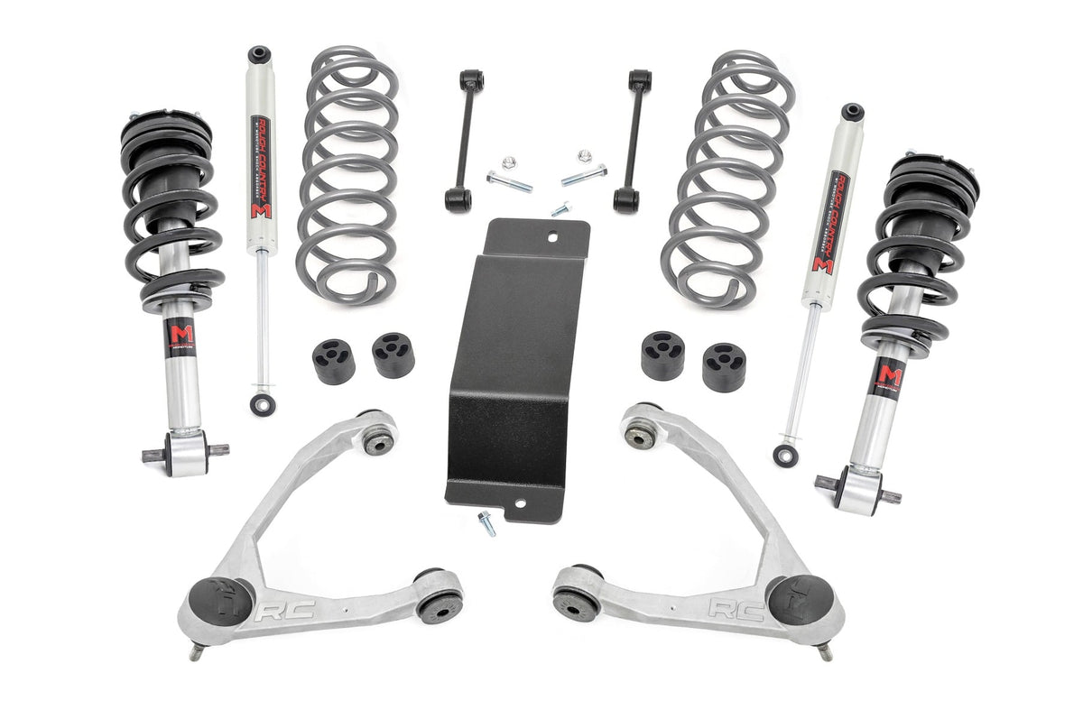 3.5 Inch Lift Kit M1 Struts Forged UCAs Chevy/GMC SUV 1500 2WD/4WD (2007-2020) Rough Country