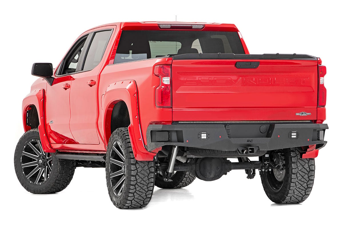 6 Inch Lift Kit Mono Leaf Rear Diesel Chevy Silverado 1500 4WD (22-24) Rough Country