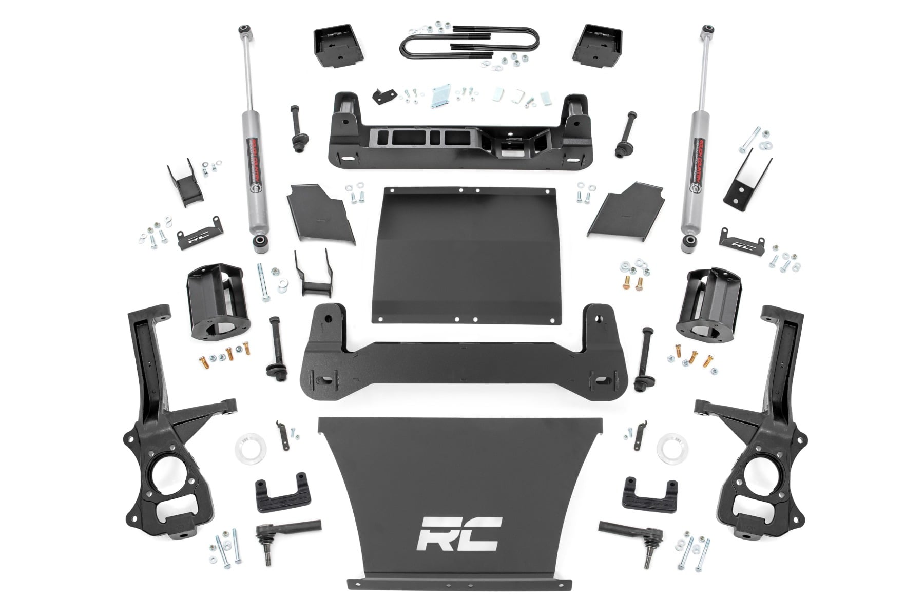 6 Inch Lift Kit Mono Leaf Rear Chevy Silverado 1500 4WD (2025-2026) Rough Country