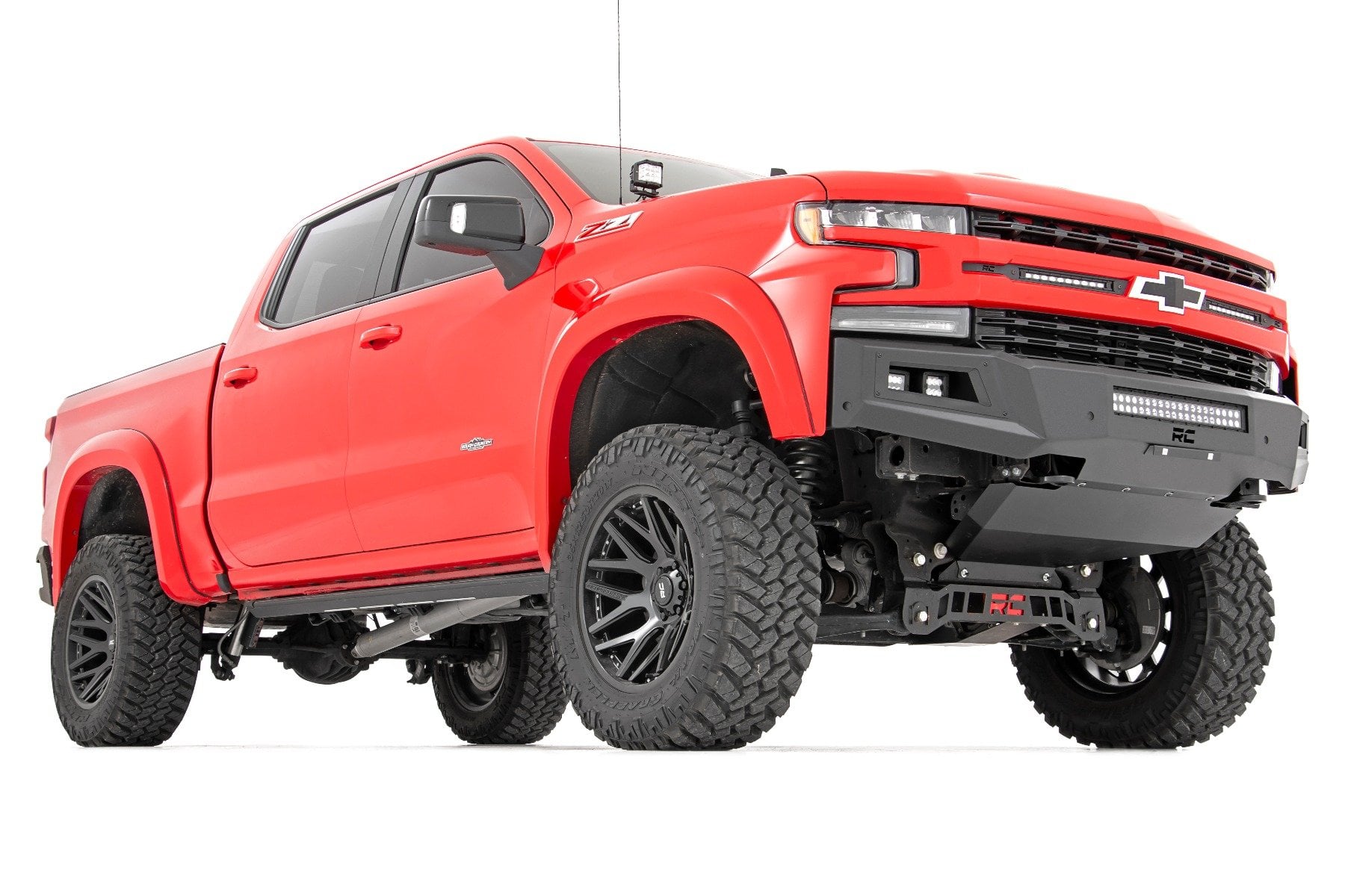 6 Inch Lift Kit Mono Leaf Rear M1 Struts/M1 Chevy Silverado 1500 (22-24) Rough Country