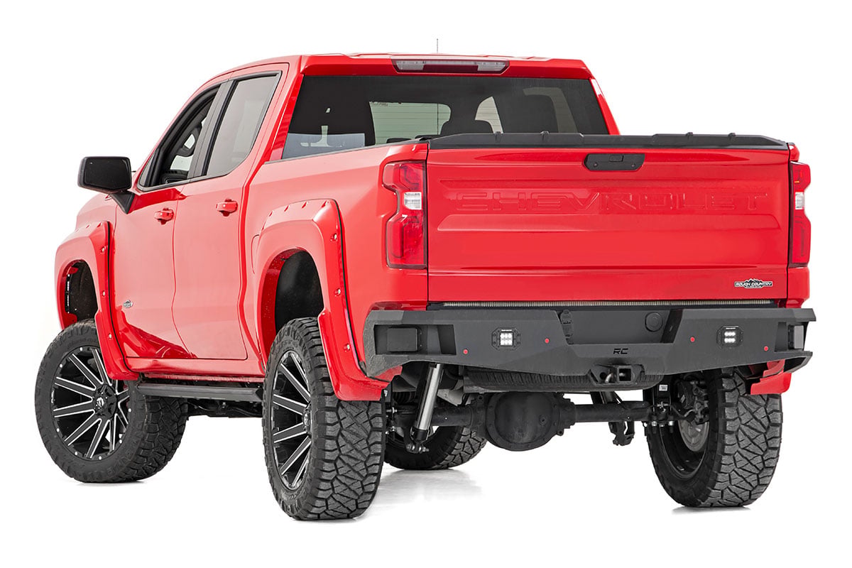 6 Inch Lift Kit Mono Leaf Rear M1 Struts/M1 Chevy Silverado 1500 (22-24) Rough Country
