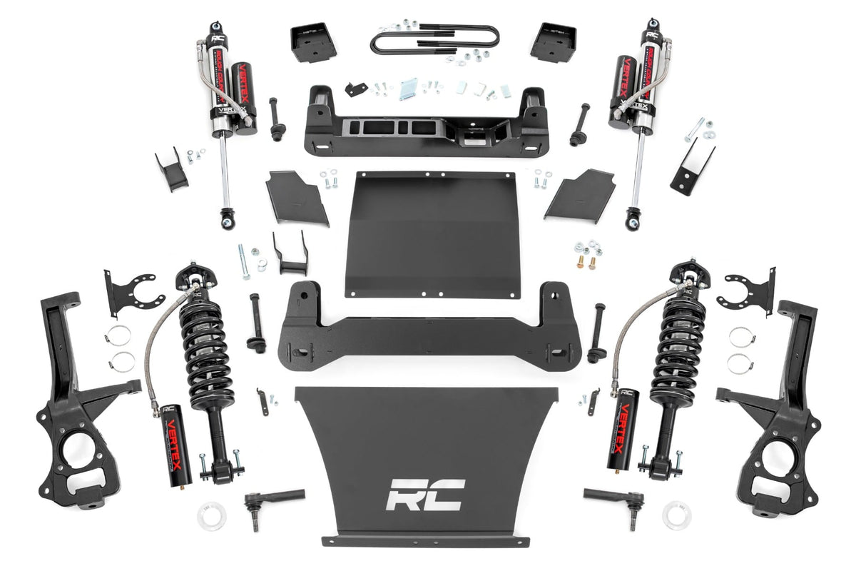 6 Inch Lift Kit Mono Leaf Rear Vertex Chevy Silverado 1500 4WD (22-24) Rough Country