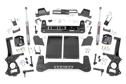6.0 Inch Suspension Lift Kit Strut Spacers Diesel 19-20 Chevy 1500 PU 4WD/2WD Rough Country