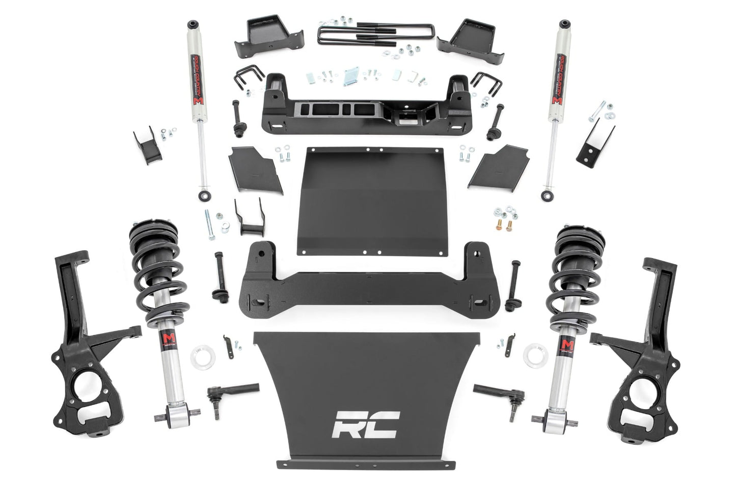 6 Inch Lift Kit M1 Struts/M1 Chevy Silverado 1500 4WD (2019-2024) Rough Country