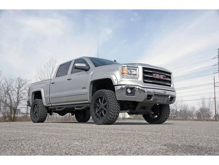 5 Inch Suspension Lift Kit w/N3 14-18 Silverado/Sierra 1500 4WD Aluminum/Stamped Steel Rough Country