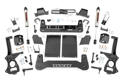 6.0 Inch Suspension Lift Kit Strut Spacers Diesel 19-20 GMC 1500 PU 4WD/2WD Rough Country