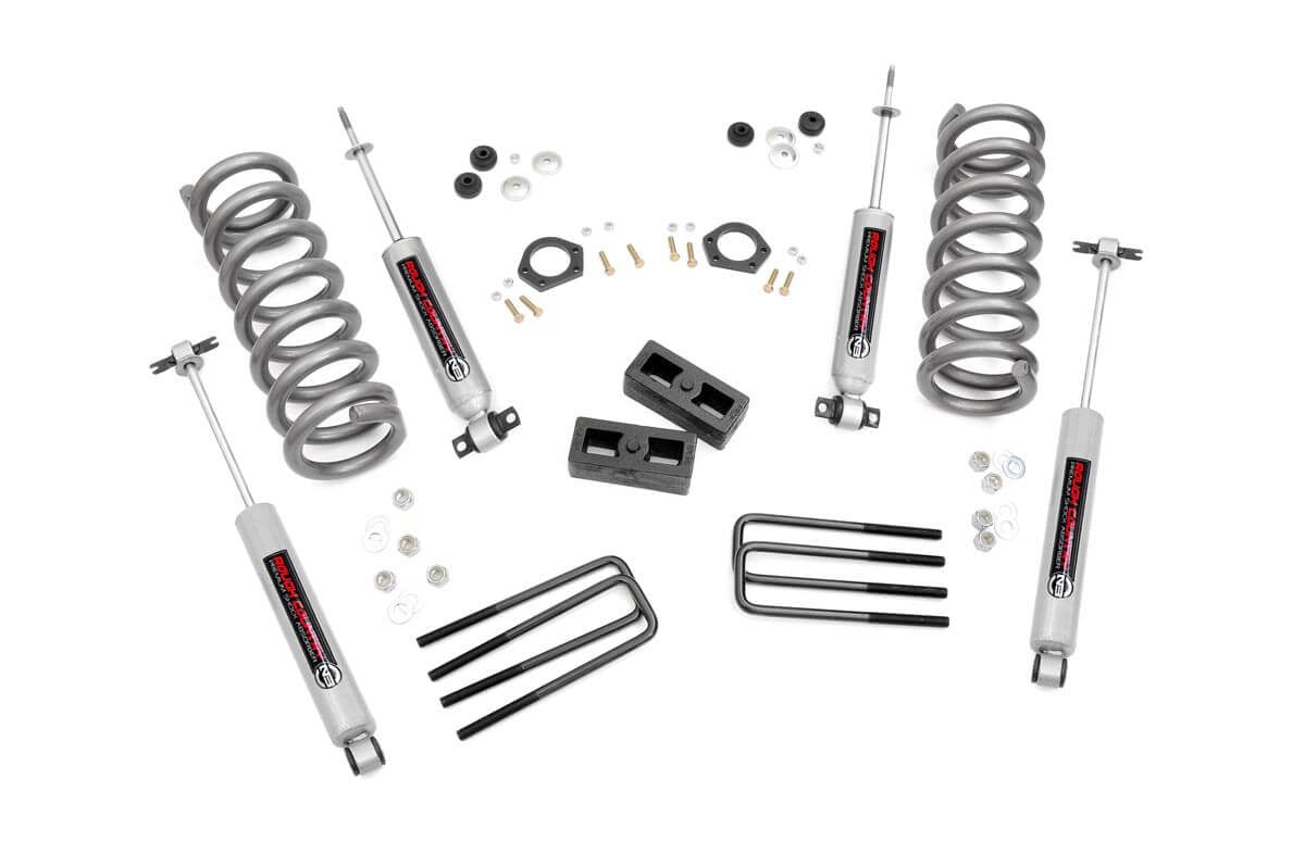 2 Inch Lift Kit Silverado/Sierra 1500 Truck & SUV 2WD (1988-1999) Rough Country