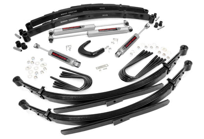 4 Inch Lift Kit N3 Shocks 52 Inch Rear Leaf Springs Chevy/GMC C10/K10 Truck & SUV/K5 Blazer 4WD (1977-1991) Rough Country