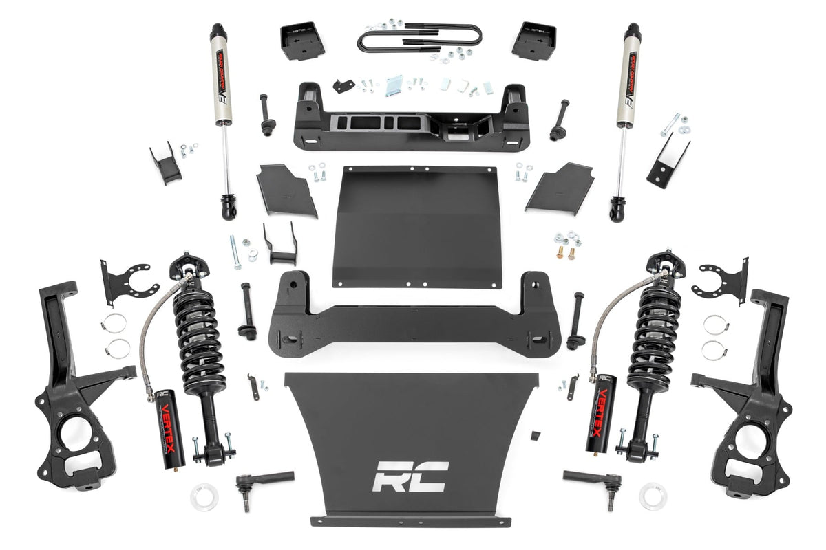 6 Inch Lift Kit Mono Leaf Rear Vertex/V2 GMC Sierra 1500 2WD/4WD (19-24) Rough Country