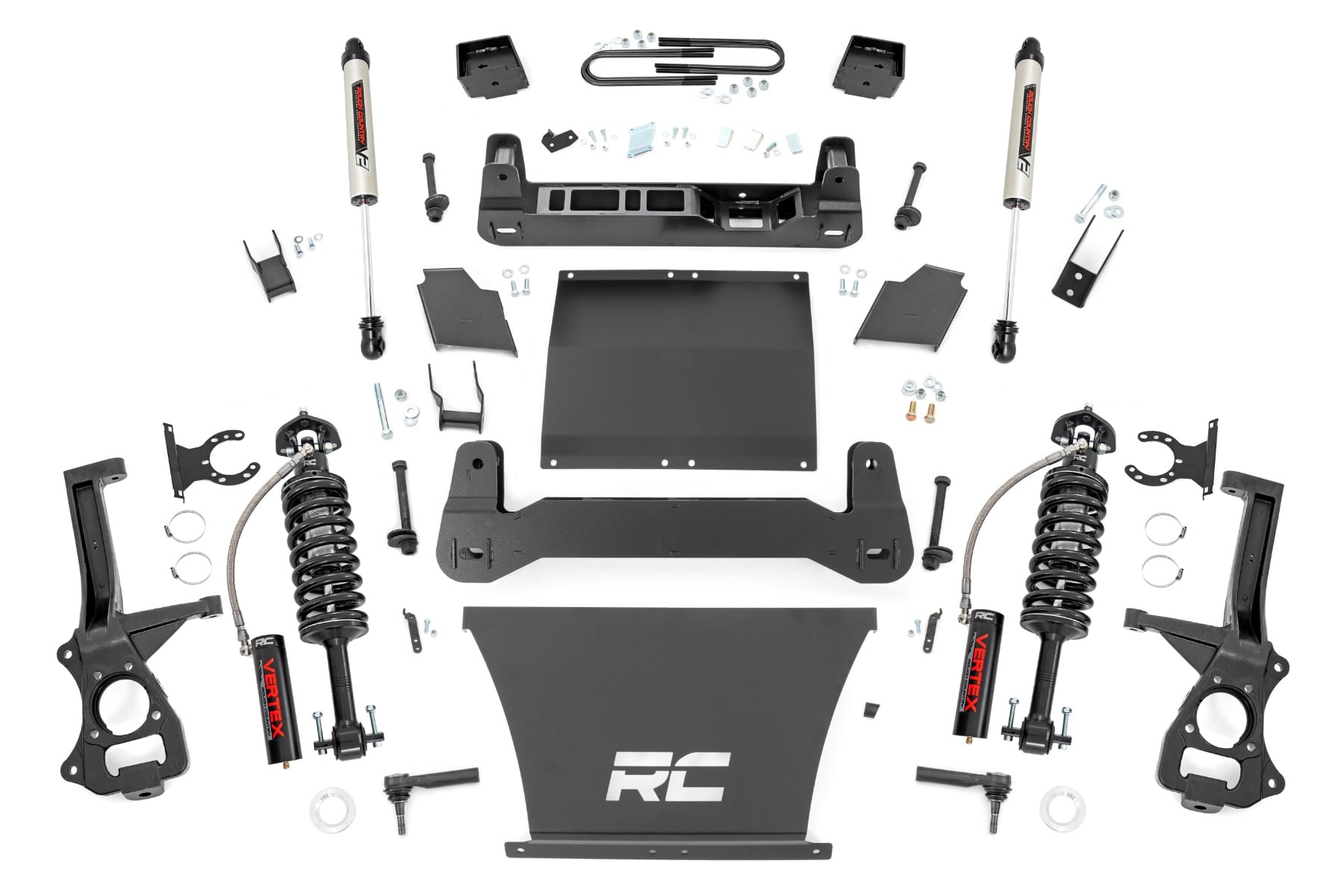 6 Inch Lift Kit Mono Leaf Rear Vertex/V2 GMC Sierra 1500 2WD/4WD (25-26) Rough Country