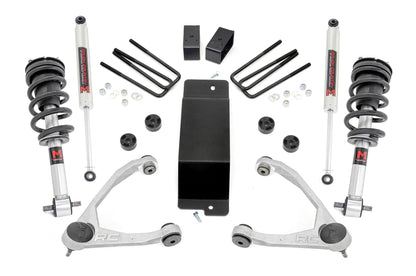3.5 Inch Lift Kit UCA M1 Struts Silverado/Sierra 1500 (07-13) Rough Country