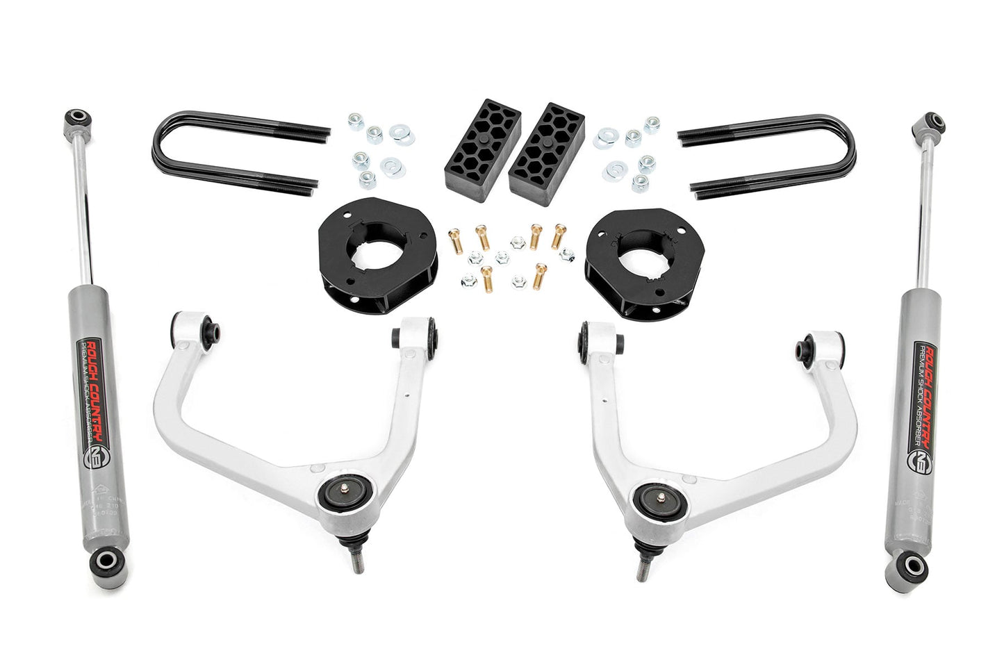 3.5 Inch Lift Kit Rear Mono Leaf Chevy Silverado 1500 2WD/4WD (2025-2026) Rough Country