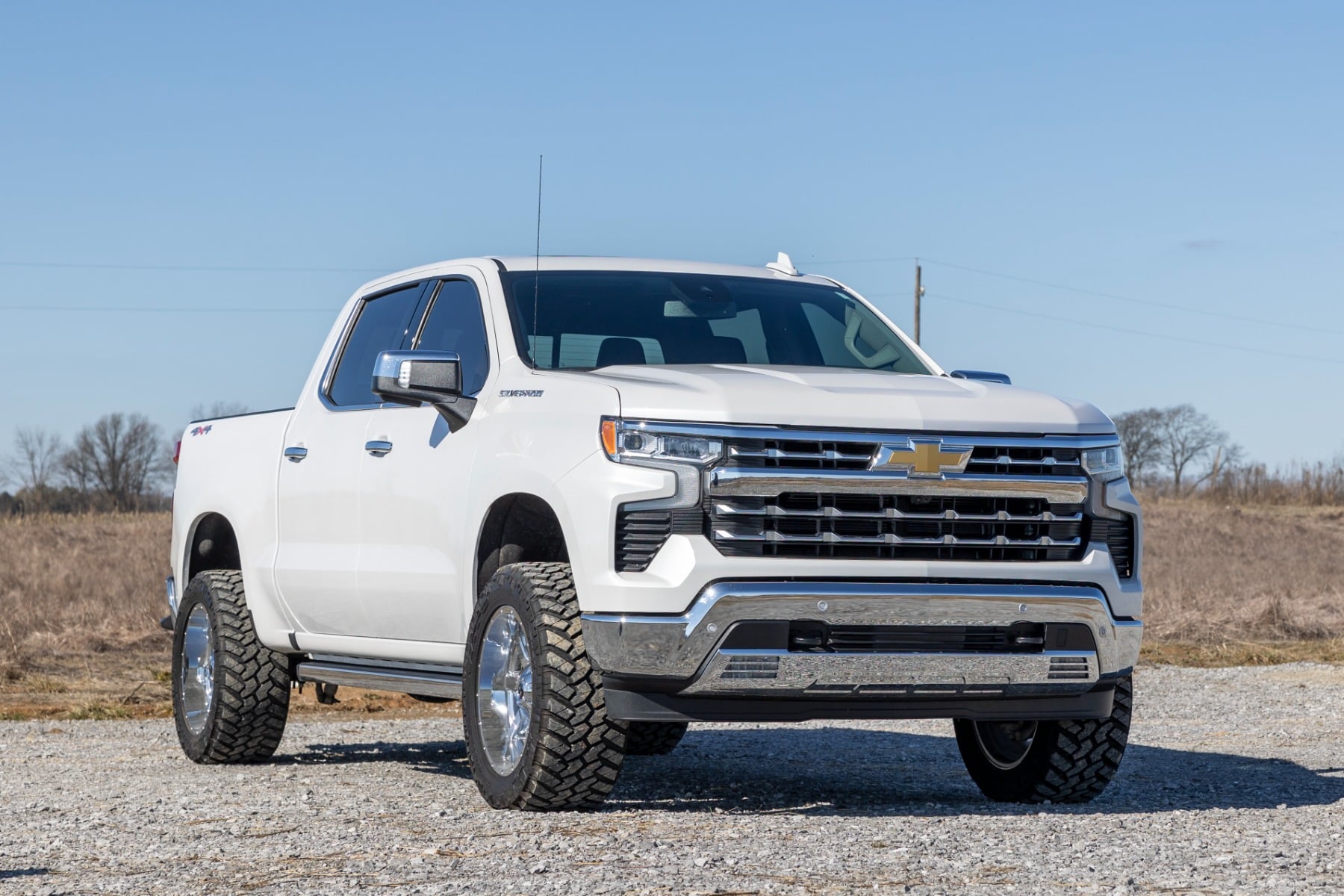 3.5 Inch Lift Kit N3 Struts Rear Mono Leaf Chevy Silverado 1500 (25-26) Rough Country