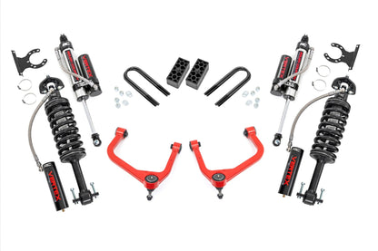 3.5 Inch Lift Kit Vertex Rear Mono Leaf Red Chevy Silverado 1500 (22-24) Rough Country