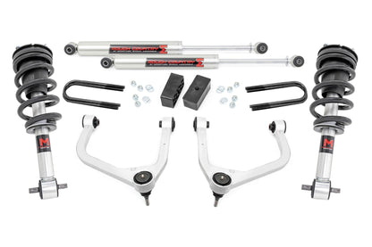 3.5 Inch Lift Kit Mono Leaf Rear M1 Struts/M1 GMC Sierra 1500 (25-26) Rough Country